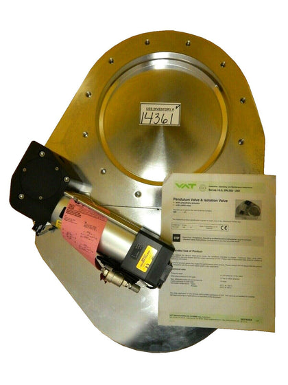 VAT 16548-PA21-AAB1 Pneumatic Pendulum Isolation Valve Series 16.5 New Surplus