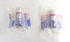 Fujikin 521195 Pneumatic Valve FPR-UDDFBD-21-6.35-PI-APY#A Reseller Lot of 4 New