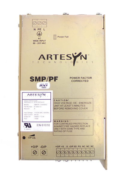 Artesyn 91.0003.13 SMP/PF Power Supply SMP/PF7559/9092 Working