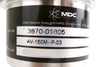 MDC Vacuum Products 3870-01805 Pneumatic Angle Valve AV-150M-P-03 Working