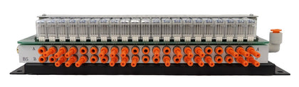 SMC VV100-49-X67 21-Port Pneumatic Manifold Working