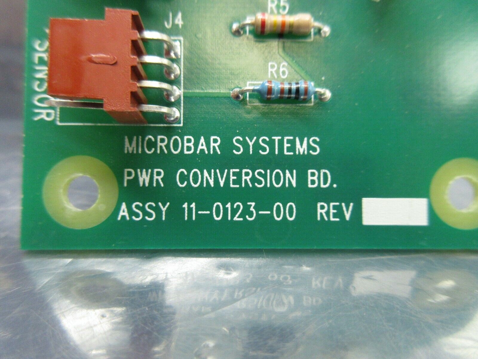 Microbar Systems 11-0123-00 Power Conversion Board PCB Used Working