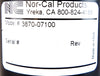 Nor-Cal Products 3870-07100 Pneumatic Gate Valve with Heater Jacket AMAT Working