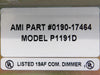 AMAT Applied Materials 0190-17464 SCR Controller Dimmer Driver P1191D Working