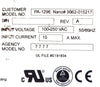 Power Architects 7777 Power Supply PA-1296 Nanometrics 9062-015217 Working