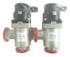 MKS Instruments 100011252 Pneumatic Right Angle Valve Reseller Lot of 2 HPS New