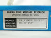 Gamma High Voltage Research RC10-15P HV Power Supply Set 35110166 Working Spare