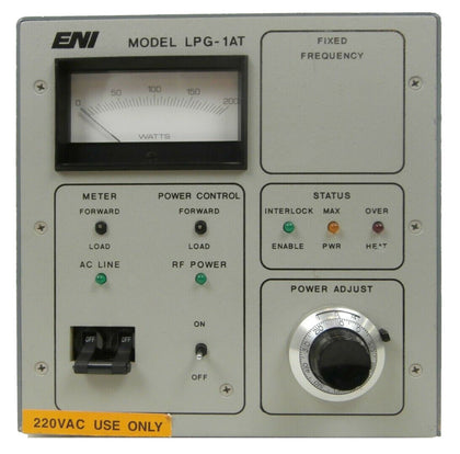 LPG-1AT ENI LPG-1ATM3 RF Generator 100W @ 450KHz Tested Working Surplus