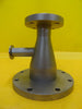 Edwards High Vacuum Conical Reducer Tee ISO40 ISO-F to ISO100 ISO-F NW25 Used