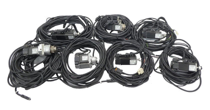 Mitsubishi Electric HF-KP Servo Motor HF-KP13 HF-KP053B HF-KP23 Lot of 7 Working