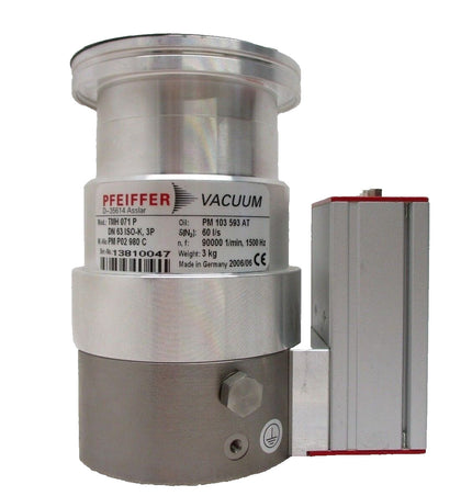 TMH 071 P Pfeiffer PM P02 980 C Turbomolecular Pump w/TC100 Turbo Tested Working