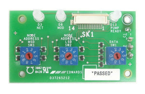 Edwards D37265212 Node Address Board PCB im Interface Working Surplus