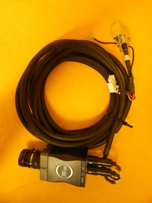 Omron V400-F050 2D Code Reader Camera 25mm TV Lens with Cable Used Working