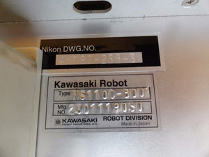 Kawasaki NS110C-B001 Chuckbot Robot 4K192-238-3 NSR-S307E 300mm DUV As-Is