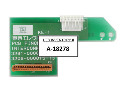 TEL Tokyo Electron 3281-000015-13 Pincette Interconnect 4 PCB P-8 Working Spare