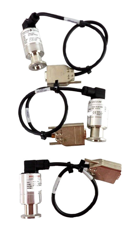 Pfeiffer Vacuum TPR 270 Compact Vacuum Gauge Reseller Lot of 3 Working Spare