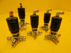 Qualiflow 2x10-9atm.cm3/Sec 3-Way Pneumatic Valve Reseller Lot of 5 Used Working