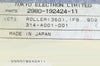 TEL Tokyo Electron 2980-192424-11 IFB Interface Block 200 Wafer Roller ACT8 New