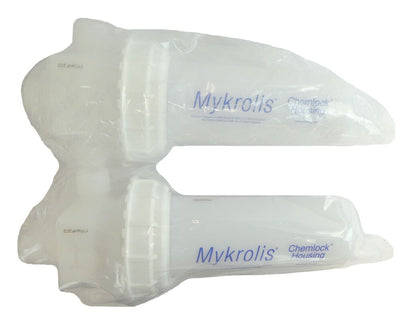 Mykrolis YY56HP203 11" Chemlock PFA Filter Housing Assembly Lot of 2 New