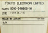 TEL Tokyo Electron 5010-548605-16 Fork (AL-R) New Surplus