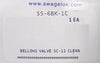 Swagelok SS-6BK-1C Bellows Sealed Valve Lot of 2 New Surplus