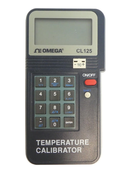 Omega CL125 Handheld Temperature Calibrator Module Working Surplus