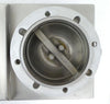 Varian 951-5210 Pneumatic Stainless Swing Gate Valve No Captive Flange Surplus