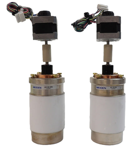 Meiden SCV-1525P65 SCV-201P65 Variable Vacuum Capacitor Lot of 2 Working