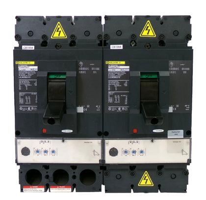 Schneider LJ250 3-Pole Circuit Breaker PowerPact LJL36250U31X Lot of 2 Working