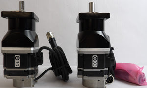 Sanyo Denki R2AA06010FXSC4MG AC Servo Motor SANMOTION R W/Gearhead lot of 2