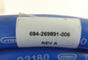 Lam Research 684-269891-007 684-269891-008 RF Match Cable Lot of 3 Working