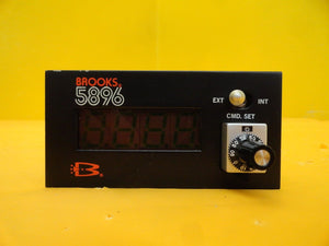 Brooks Instrument 5896B11A Two Channel Gas Flow Read-Out 5896 Used Working