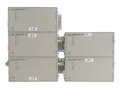 Omron V640-HAM11-V2 Amplifier Unit Assembly V640 Series Lot of 5 Working