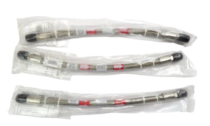Lam Research 839-A36939-004 12" Source Chamber Braided Hose Lot of 3 New