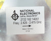 National Electronics 2722-162-14051 RF Microwave Waveguide w/Magnetron As-Is