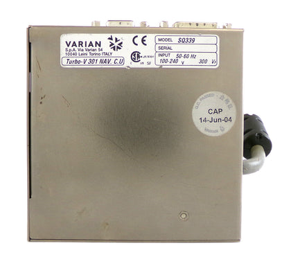 TV301 Navigator Varian SQ339 Turbo Pump Controller Working