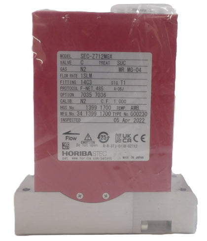 Horiba STEC SEC-Z712MGX Mass Flow Controller MFC Z700 1000 SCCM N2 New
