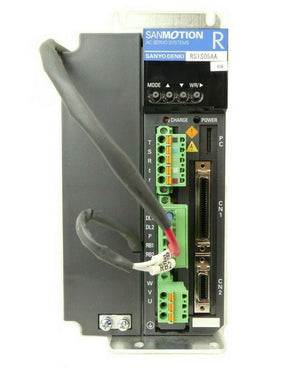 Sanyo Denki RS1S05AA Servo Drive 0HF08P1L E SANMOTION R Rudolph F30 Working