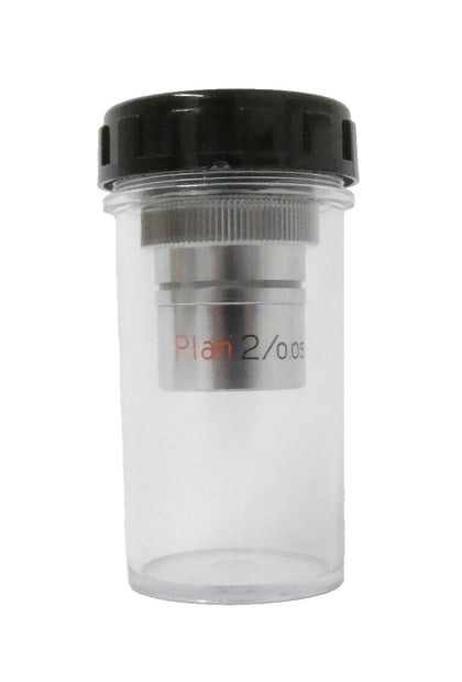 Nikon Precision Plan 2/0.05 Microscope Objective AMAT 3920-01553 Surplus New