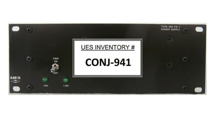 MKS Instruments 260PS-1 Power Supply Type 260 PS-1 Working Surplus