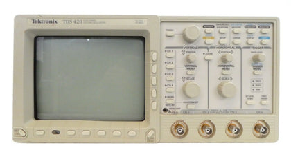 Tektronix TDS 420 Two Channel Digitizing Oscilloscope TDS420 As-Is Surplus