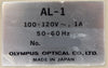 Olympus AL Series Microscope Illuminator Control AL-1 AL-1BL Lot of 2 Untested