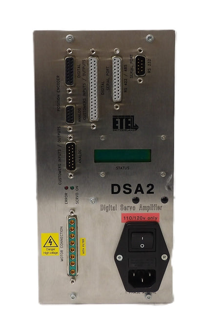 ETEL DSA2S211ZA Digital Servo Amplifier DSA2 Working