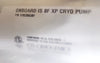 CTI-Cryogenics 8185396G001 On-Board IS-8F XP Cryopump Manufacturer Refurbished