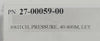 Leybold 164 07 Diaphragm Pressure Switch SM 42-40-400 Novellus 27-00059-00 Spare