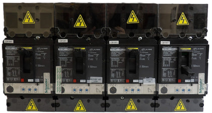 Schneider HJ150 3-Pole Circuit Breaker PowerPact HJF36150U31X Lot of 4 Working