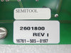 Semitool 16761B-505 Liquid Level Board Assembly PCB 16761-505 New Surplus