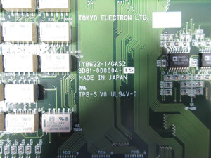 TEL Tokyo Electron 3D81-00004-15 PCB TYB622-1/GAS2 T-3044SS Used Working