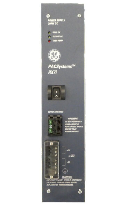 GE Fanuc IC698PSD300D Power Supply Module PLC PACSystems RX7i PCB Card Working