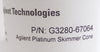 Agilent Technologies G3280-67064 Platinum Skimmer Cone S-Lens ICP-MS New Spare